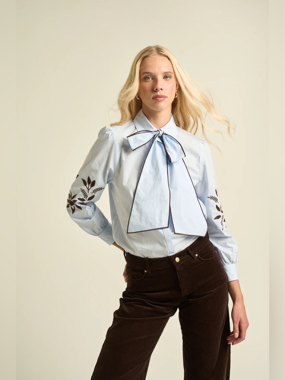 Sonmer Lily Blouse Light Blue